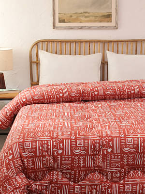 House This Gamathi Double Comforter (Rust) image